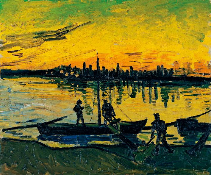  文森特·威廉·梵高  Vincent Willen Van Gogh —— 船